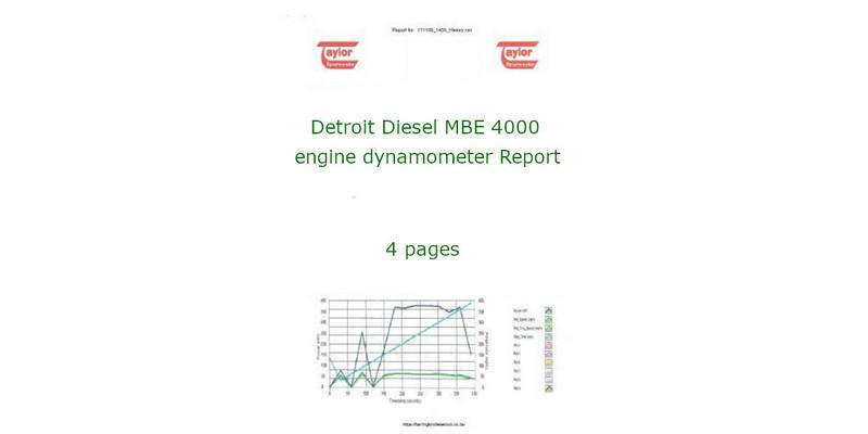 Detroit Diesel MBE 4000 specs, bolt torques and manuals